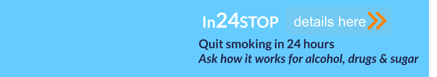 Quit smoking in 24 hours  Ask how it works for alcohol, drugs & sugar In24STOP     details here